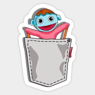 Puppet in my Pocket Sticker